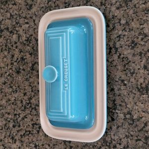 Le Creuset Stoneware Butter Dish Turquoise